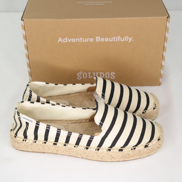 Soludos Shoes - Soludos Classic Stripe Smoking Slipper Sz 8